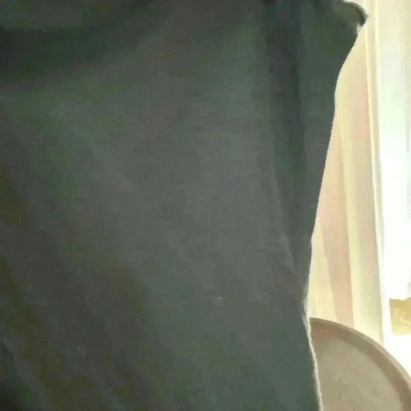 Daily Ritual Women’s Large Soft Jersey Oversized Short Sleeve Funnel Neck Shirt - Picture 5 of 5